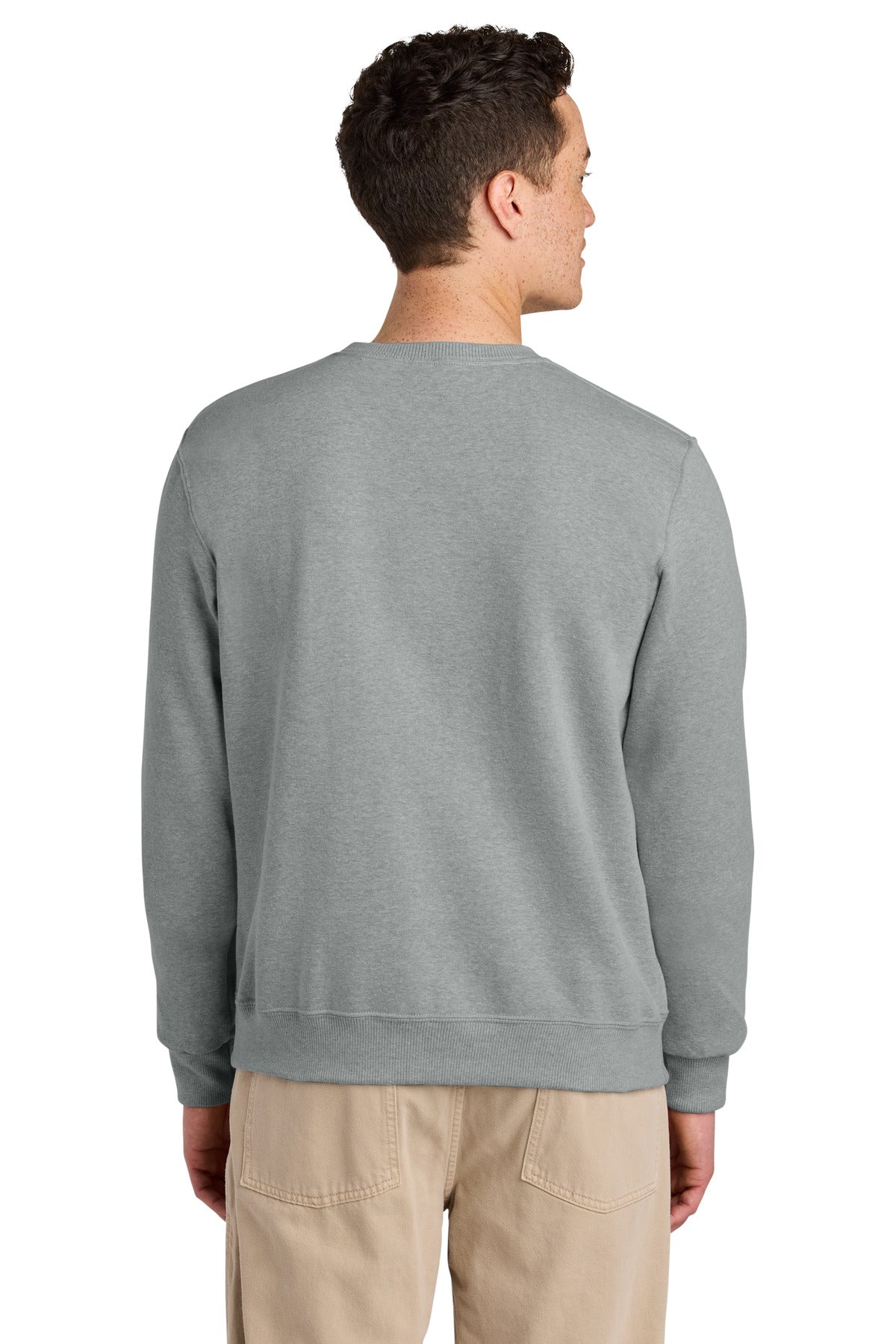 Jerzees Eco Premium Blend Crewneck Sweatshirt - Frost Grey Heather