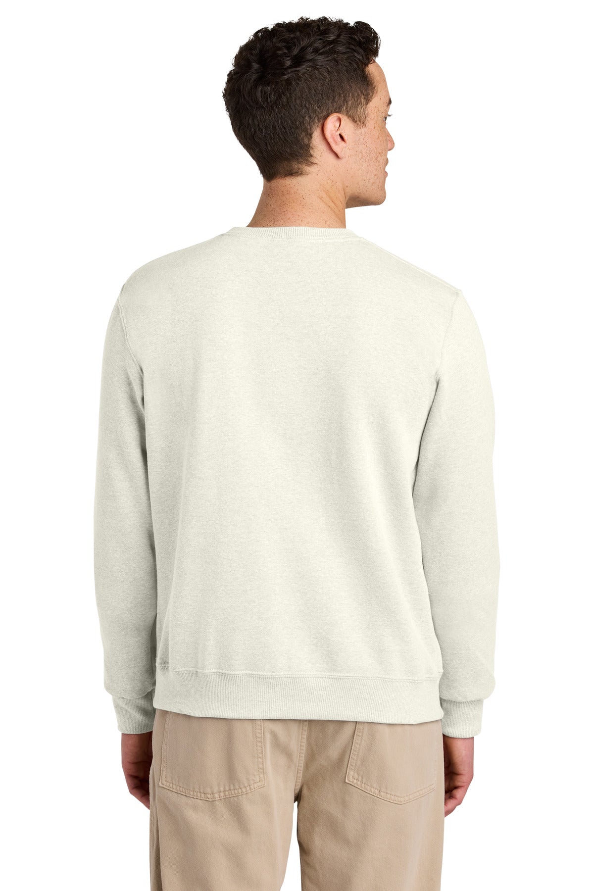 Jerzees Eco Premium Blend Crewneck Sweatshirt - Sweet Cream Heather