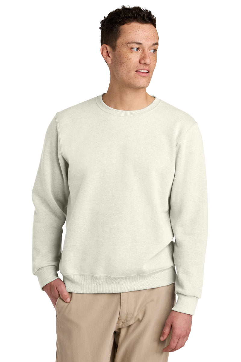 Jerzees Eco Premium Blend Crewneck Sweatshirt - Sweet Cream Heather