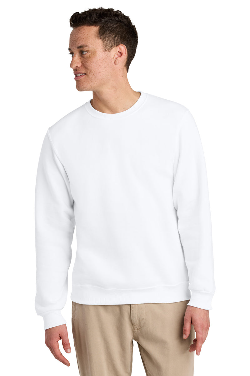 Jerzees Eco Premium Blend Crewneck Sweatshirt - White