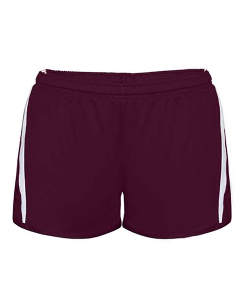 Maroon/ White