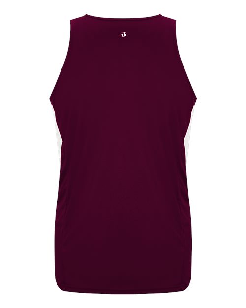 Maroon/ White
