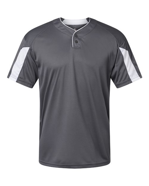 Men's Striker Placket - Graphite/ White