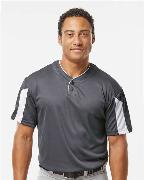 Men's Striker Placket - Graphite/ White