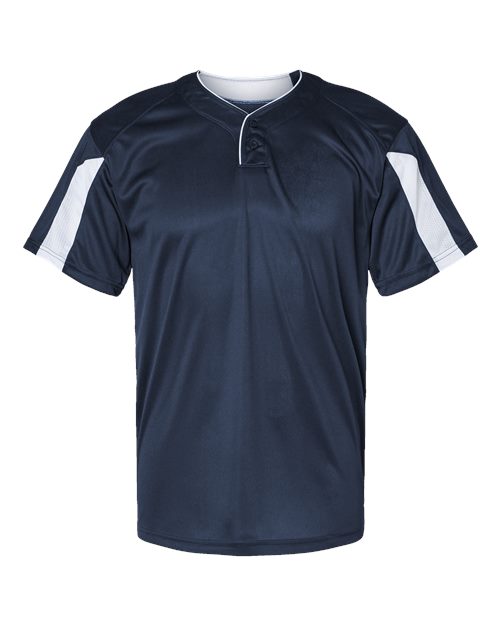 Men's Striker Placket - Navy/ White