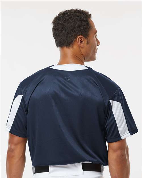 Men's Striker Placket - Navy/ White