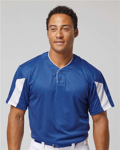 Men's Striker Placket - Royal/ White