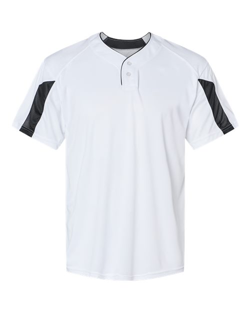 Men's Striker Placket - White/ Black