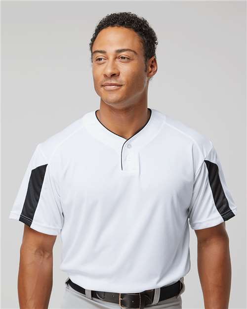 Men's Striker Placket - White/ Black