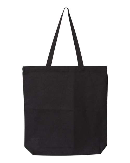 Gusseted Tote - Black