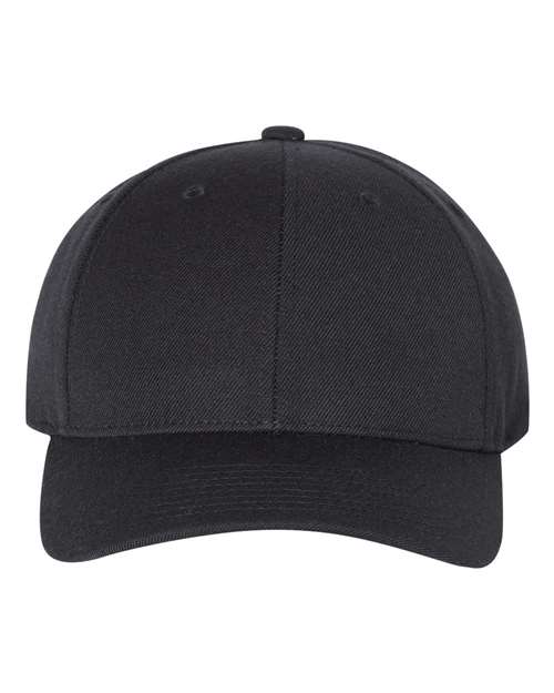 Premium Curved Bill Snapback Cap - Black