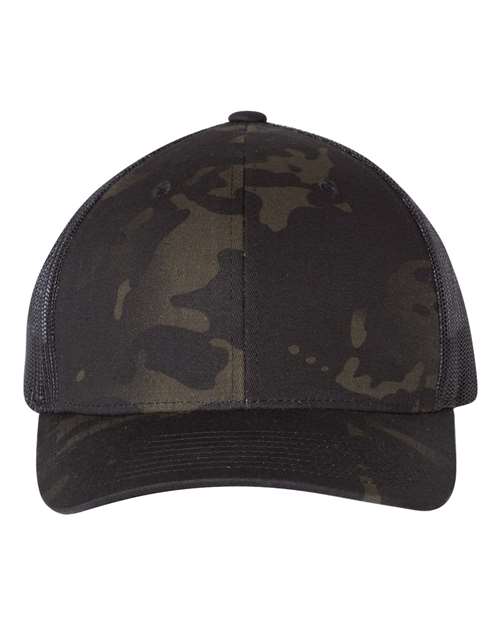 Retro Trucker Cap - Multicam Black/ Black