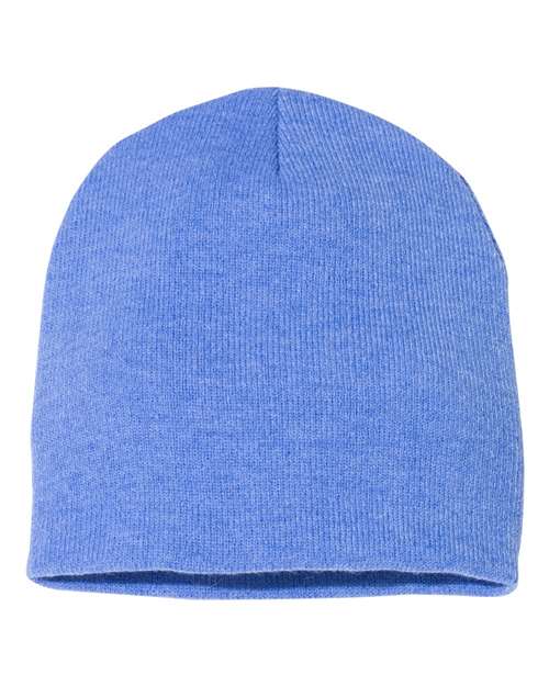 8" Beanie - Heather Royal