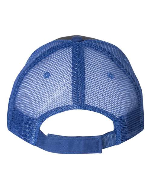 Sandwich Trucker Cap - Charcoal/ Royal