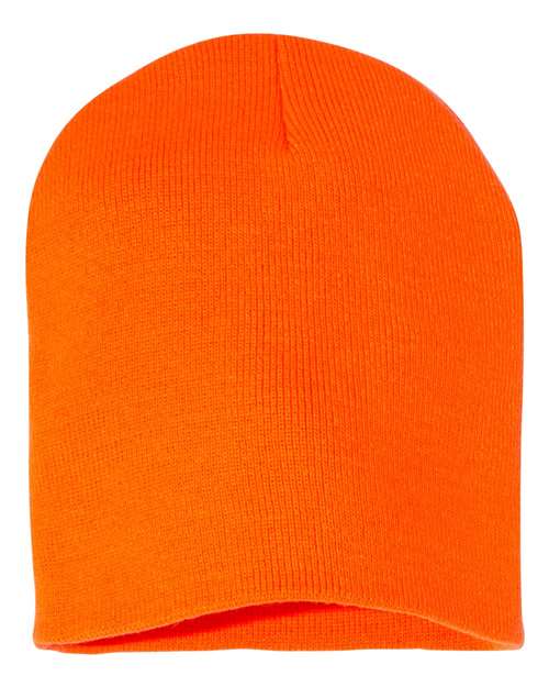 8 1/2" Beanie - Blaze Orange