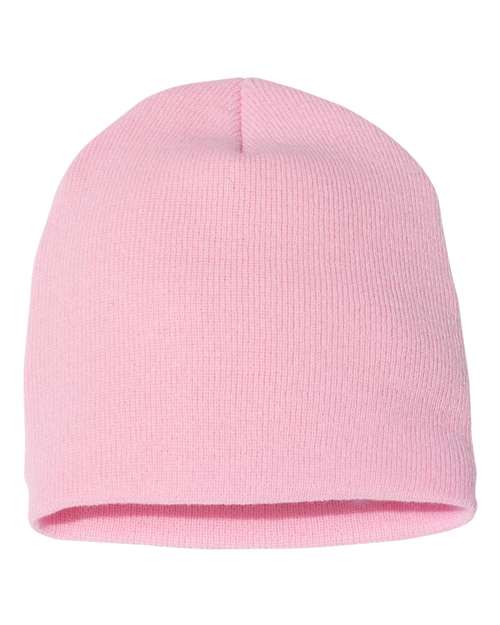 8 1/2" Beanie - Baby Pink