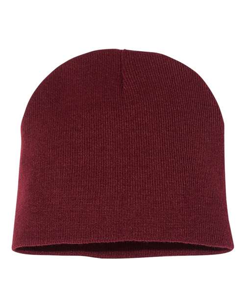 8 1/2" Beanie - Maroon