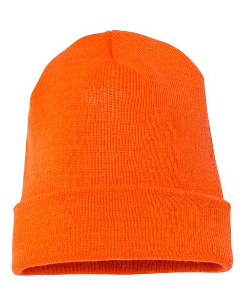 Cuffed Beanie - Blaze Orange