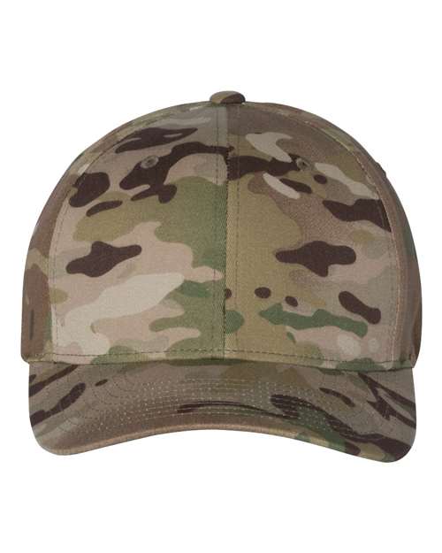 Cotton Blend Cap - Multicam Green