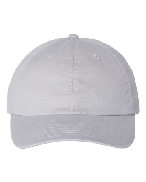 Brushed Twill Cap - Light Grey