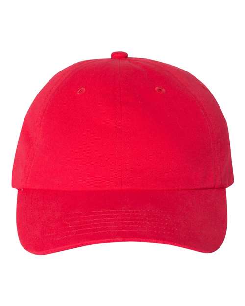 Brushed Twill Cap - Red