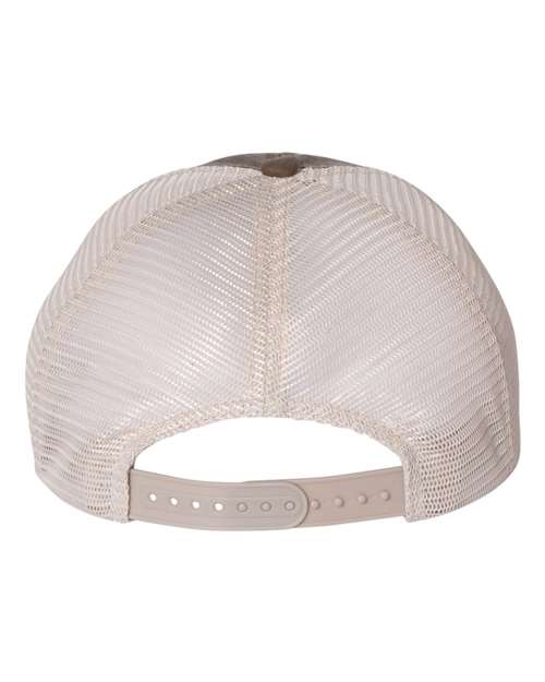 Pigment-Dyed Trucker Cap - Brown/ Stone