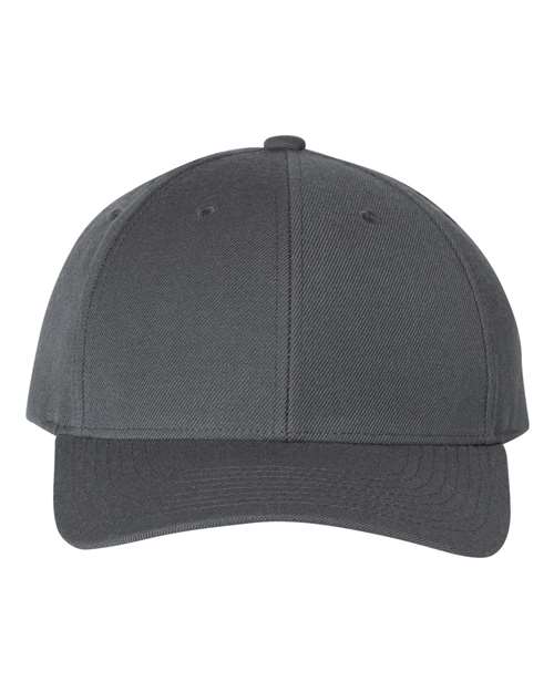 Premium Curved Bill Snapback Cap - Dark Grey