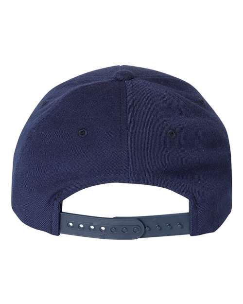 Premium Curved Bill Snapback Cap - Navy