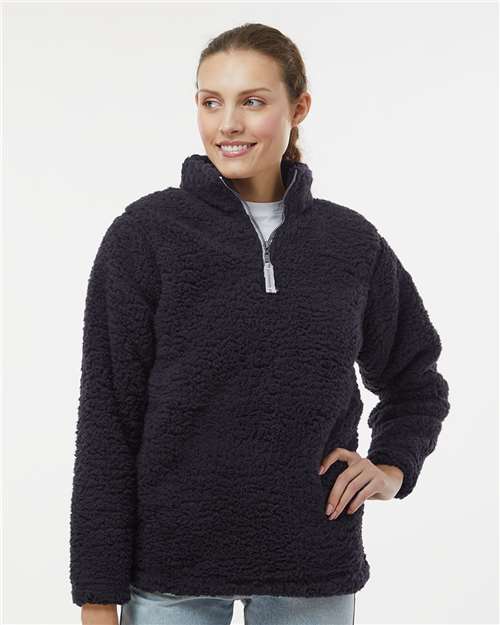 Women’s Epic Sherpa Quarter-Zip Pullover - Black