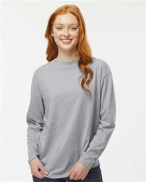Women's Fine Jersey Long Sleeve Tee - Heather