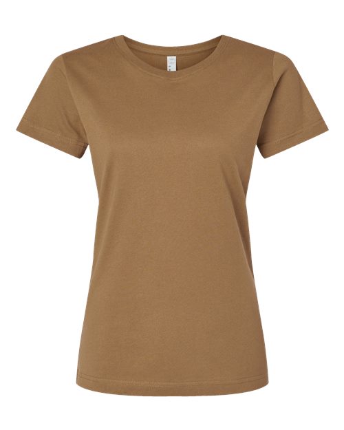 Women's Fine Jersey Tee - Coyote Brown