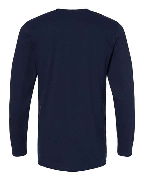 Men's Fine Jersey Long Sleeve Tee - Navy