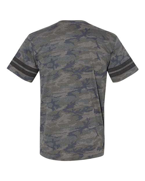 Men's Football Fine Jersey Tee - Vintage Camo/ Vintage Smoke