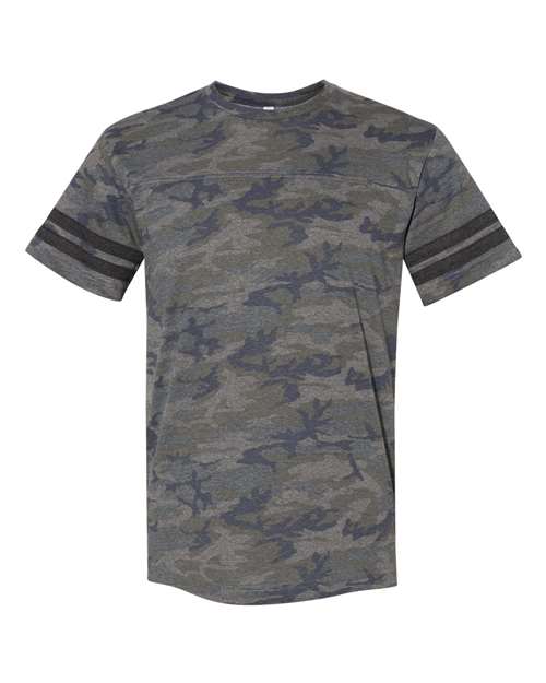 Men's Football Fine Jersey Tee - Vintage Camo/ Vintage Smoke