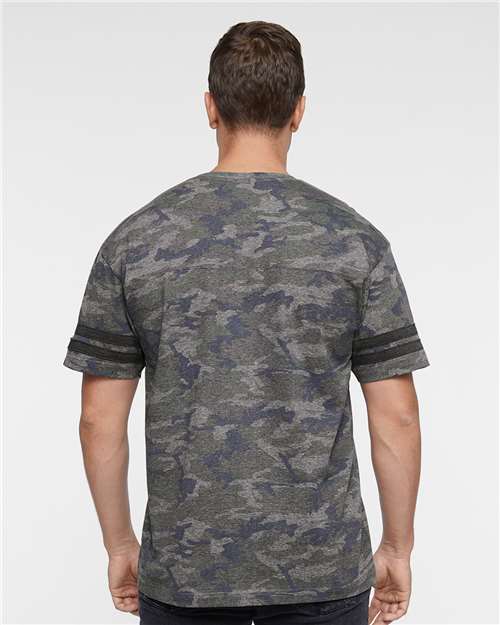 Men's Football Fine Jersey Tee - Vintage Camo/ Vintage Smoke