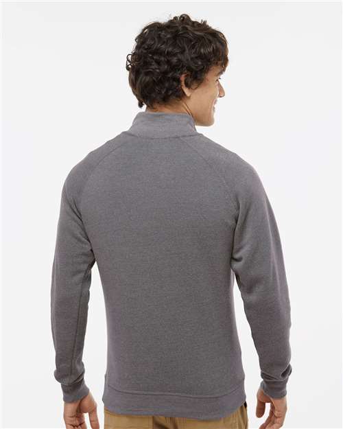 Men's Triblend Quarter-Zip Sweatshirt - Smoke Triblend