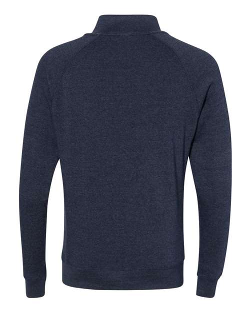 Men's Triblend Quarter-Zip Sweatshirt - True Navy Triblend