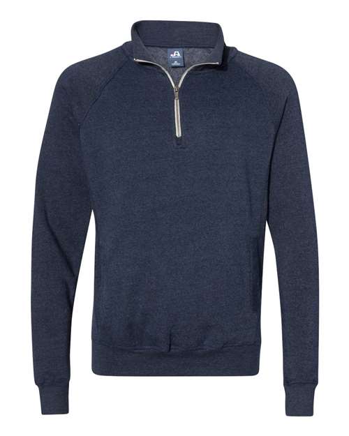 Men's Triblend Quarter-Zip Sweatshirt - True Navy Triblend