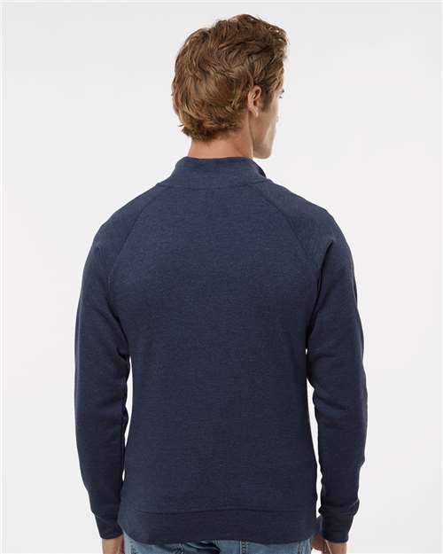 Men's Triblend Quarter-Zip Sweatshirt - True Navy Triblend