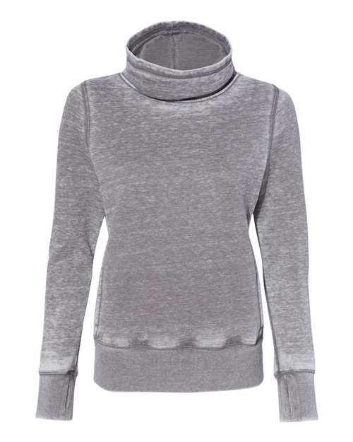 Women’s Zen Fleece Cowl Neck Sweatshirt - Cement