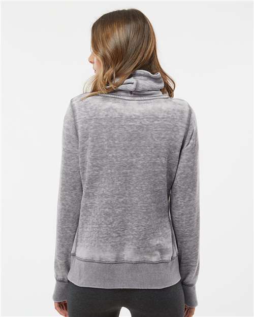 Women’s Zen Fleece Cowl Neck Sweatshirt - Cement