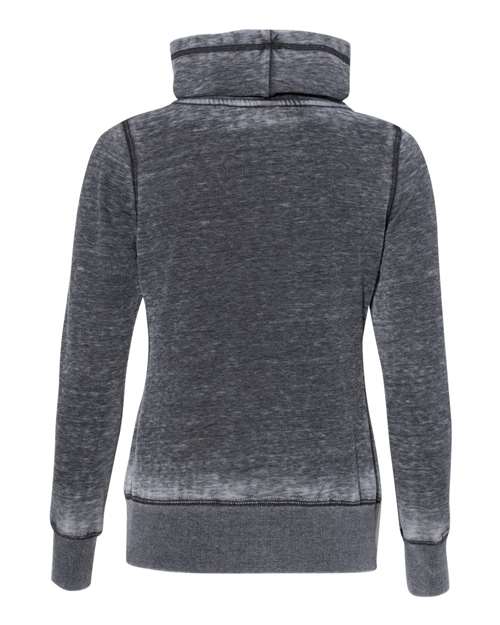 Women’s Zen Fleece Cowl Neck Sweatshirt - Dark Smoke