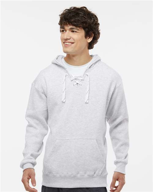 Men's Sport Lace Hooded Sweatshirt - Ash Heather