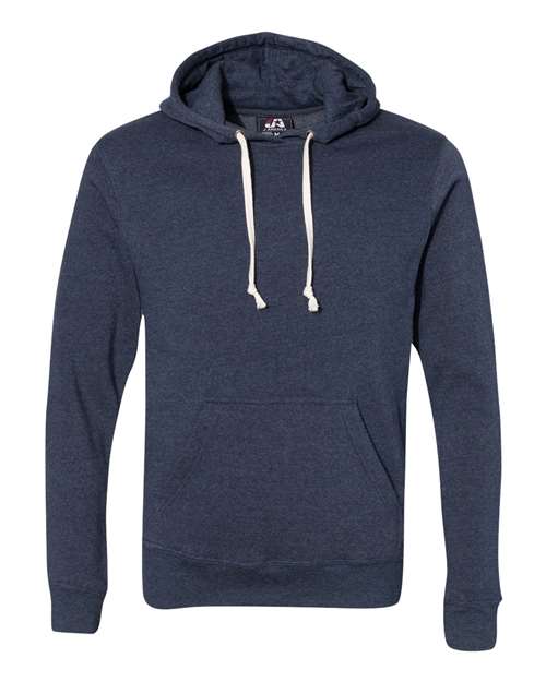 Men's Triblend Fleece Hooded Sweatshirt - True Navy Triblend