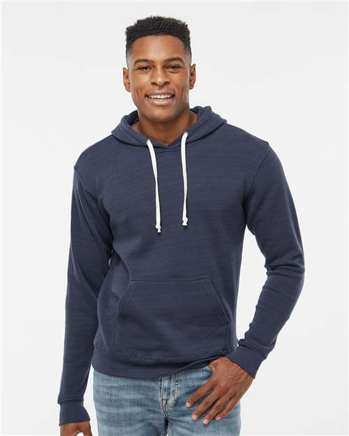 Men's Triblend Fleece Hooded Sweatshirt - True Navy Triblend