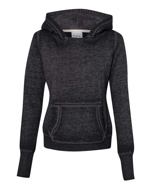 Women's Zen Fleece Hooded Sweatshirt - Twisted Black