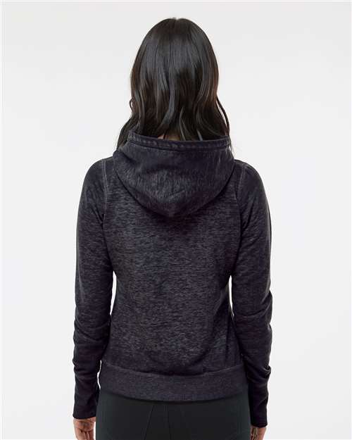 Women's Zen Fleece Hooded Sweatshirt - Twisted Black