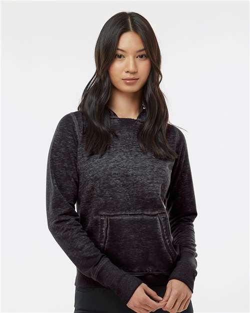 Women's Zen Fleece Hooded Sweatshirt - Twisted Black