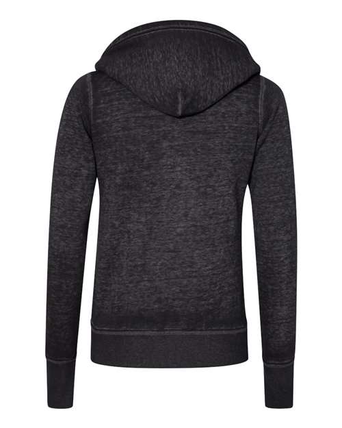 Women's Zen Fleece Full-Zip Hooded Sweatshirt - Twisted Black