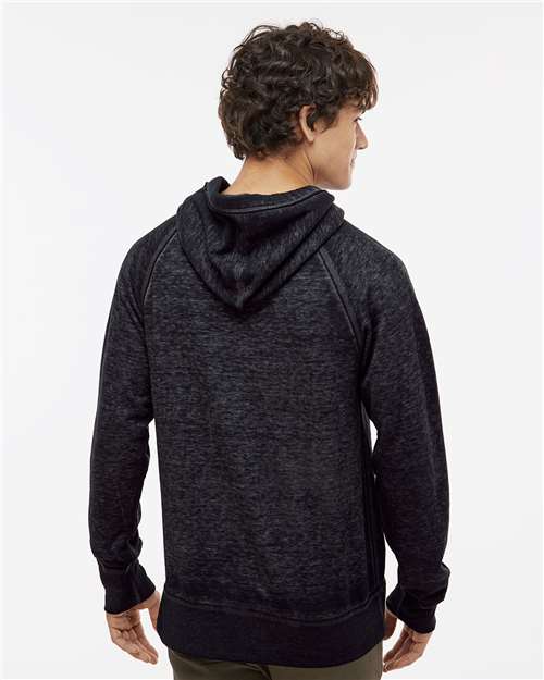 Men's Vintage Zen Fleece Hooded Sweatshirt - Twisted Black